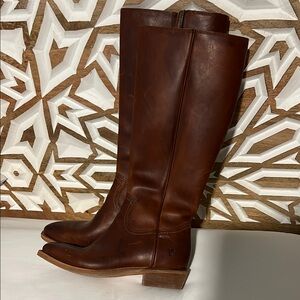 Frye Brand New Brown Leather Knee-High Boots